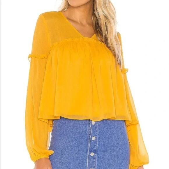 TULAROSA Delphine Ruffle Top - Picture 3 of 3